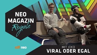 Viral oder egal Joko Winterscheidt  NEO MAGAZIN ROYALE mit Jan Böhmermann  ZDFneo [upl. by Neeruan]