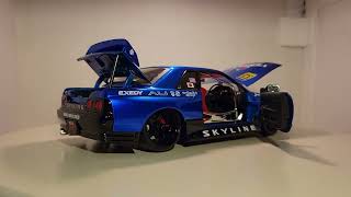 Nissan skyline R32 GTR Jada Toys 118 [upl. by Budworth434]