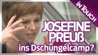 Josefine Preuß Bald im Dschungelcamp Interview Teil 2 [upl. by Ellehcam624]