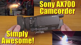 Sony AX700 Camcorder Versatile Excellent Video Camera [upl. by Angus]