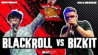 Blackroll 🇮🇹 vs Bizkit 🇺🇸  Solo Beatbox Semi Finals  GNB 2024 [upl. by Emersen]