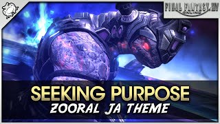 FFXIV  Seeking Purpose Zoraal Ja OST Theme Everkeep [upl. by Rebel]