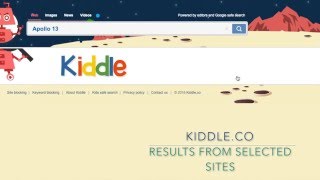 60 Second Tour of Kiddleco  Kid Safe Search Engine [upl. by Ohcamac]