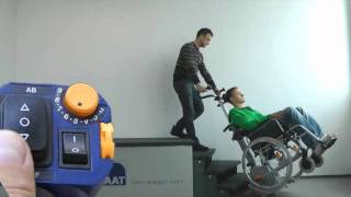 SDM7 Wheelchair Rack for Powered Stairclimber [upl. by Llerruj]