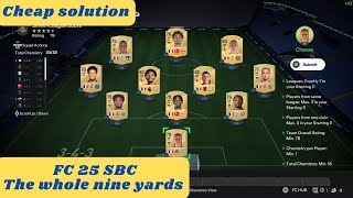 FC 25 FIFA 25  The whole nine yards SBC  Hybrid Leagues  cheap solution [upl. by Ahtennek]