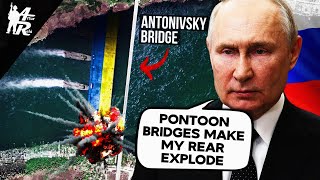 Ukraine Deploys Pontoon Bridges over Dnieper  Explosions in Russian Rear Areas  Ukraine Update [upl. by Minette]