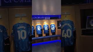 Stamford bridge dressingroom locker chelsea london [upl. by Ardnac256]