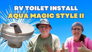 Thetford Aqua Magic II RV Toilet Install [upl. by Noel]