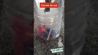 Chuva ácida Química Experiência Escola [upl. by Denna]