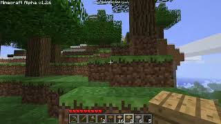 playing minecraft alpha 126 [upl. by Muriah492]