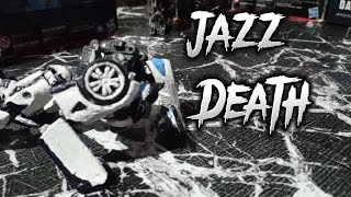 TF 2007 Jazz Death transformers stop motion recreation [upl. by Auhsuj695]