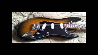 Warmoth Stratocaster with Zexcoil hum canceling Throaty Buckers pickups Sound Demo [upl. by Leaffar85]