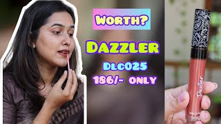 Dazzler new hyped lipstickdlco25 hazelnutreviewswatch without filtertrending makeup lipstick [upl. by Whitelaw]