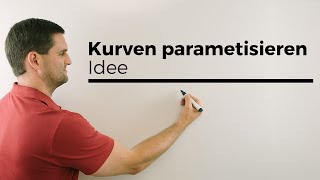 Kurven parametrisieren Idee Hintergrund Differentialgeometrie Kurventheorie  Daniel Jung [upl. by Novyar]