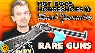 Firearms Expert Reacts To RARE Hot Dogs Horseshoes and Hand Grenades Guns PART 2 [upl. by Lleumas661]