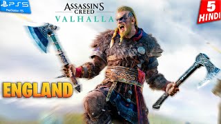 ASSASSINS CREED VALHALLA HINDI Gameplay Part 5  ENGLAND [upl. by Buck]