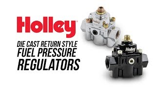 Holley Die Cast Bypass Fuel Pressure Regulators [upl. by Eniamirt]