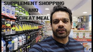 SUPPLEMENT SHOPPING and CHEAT MEAL  DUBAI VLOG [upl. by Eimmat733]