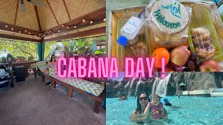 Our Cabana at Volcano Bay  Volcano bay VLOG and cabana REVIEW 🌋 volcanobay vlog summer [upl. by Rovner]