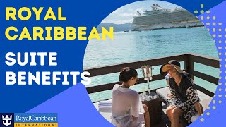 THE ROYAL CARIBBEAN SUITE BENEFITS  AMENITIES SERVICES visual breakdown [upl. by Alpert37]