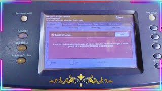Xerox 5755 Scanner Needs Service  Scanner has Failed to initialize  Scanner Fault Instruction [upl. by Markland]