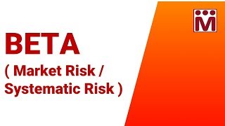 Beta  Market Risk  Systematic Risk  Mutual Fund Risk Measures [upl. by Filemon386]