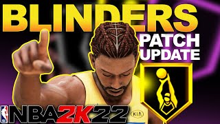 2k22 BLINDERS BADGE  PATCH UPDATE  BEST BADGE LEVEL [upl. by Anu560]