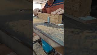 Tupia MAKITA invertida com fresa copiadora woodworking whatsappstatus diy [upl. by Ynabla]