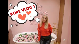 KORE VLOG  Koredeki EvimStylenanda Pink HotelKore Sokak Modası [upl. by Riannon389]