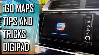 iGo Maps DIGIPAD Hidden Features TIPS amp TRICKS  Honda WRVCityJazzAmaze  TravelTECH [upl. by Tegdirb]