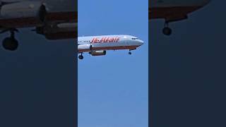 제주도에서 날아온 제주항공 504편 김해공항 착륙 JEJUair Landing at Gimhae Intl Airport planespotting shorts [upl. by Enyalaj]