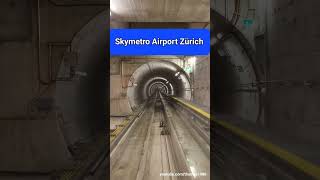 Eine fahrt mit der Skymetro Airport Zürich  Flughafen Zürich  Schweiz 2023 [upl. by Valerle]