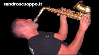 quotE se domaniquot sax version by Sandro Scuoppo facebook fanclub [upl. by Elamrej]