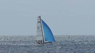 Nacra F18  Spinnaker [upl. by Akoyn]