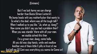 Eminem  Bump Heads ft Tony Yayo Lloyd Banks amp 50 Cent Lyrics [upl. by Crandell]