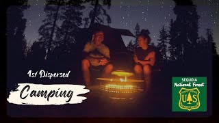 Our 1st Dispersed Camping  Sequoia National Forest  Dispersed camping Newbie [upl. by Rushing]