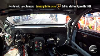 ON BOARD Jose Antonio Lopez Fombona  Subida a la Bien Aparecida 2021  Lamborghini Huracan [upl. by Hoffarth389]