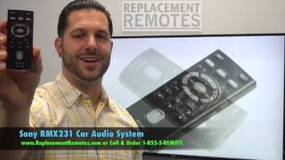 SONY RMX231 Car Audio System Remote  wwwReplacementRemotescom [upl. by Tirreg]