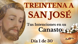 🔴🧺DÍA 1  TREINTENA A SAN JOSÉ🪵 CANASTO DE SAN JOSÉ [upl. by Lerrehs236]