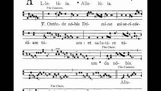 Gregorian Chant  Alleluia Ostende nobis Domine [upl. by Tharp48]