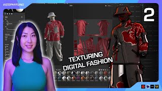 PART 2  How to Texture Digital Fashion  Substance Painter Basics [upl. by Notnarb]