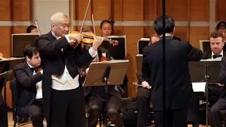 Chin Kim violin Ureuk symphony Christopher Lee Cond NYc Tchaikovsky not bad one n half day notice [upl. by Ybbob680]