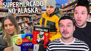 COMO É UM SUPERMERCADO NO ALASKA preparados para o pior  React Leo e Fabi [upl. by Adnoek]