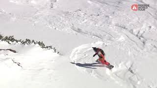 Winning run Marion Haerty  FWT19 Fieberbrunn Austria  Freeride World Tour 2019 [upl. by Yuu]