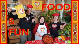 Sicily Lovers Christmas Party  Marias cooking show 2 traditional Sicilian food recipes [upl. by Sefton]