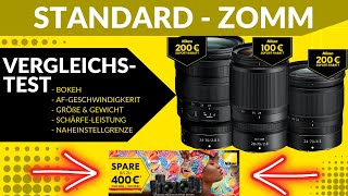 Nikon Z Standardzoom Objektive Vergleichstest der 3 Nikkor Z Objektive  Nikon Sofortrabatt 2022 [upl. by Genna]