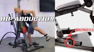 Hip Abduction on the Bowflex  XCEED XTREME L1 Legs Hips adductors [upl. by Marten]