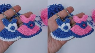 Crochet Dress Keychain 👗 [upl. by Eugor703]