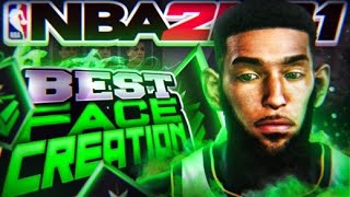 NEW BEST COMP FACE CREATION IN NBA 2K21 COMP BIG MAN FACE CREATION [upl. by Preiser]