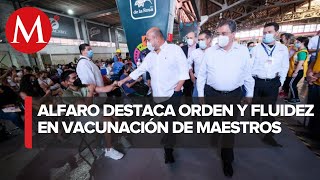 Avanza vacunación anticovid para maestros de Jalisco [upl. by Wake115]